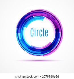 Color circle. Vector illustration