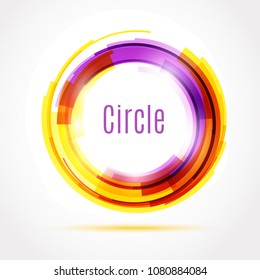 Color circle. Vector illustration