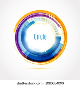 Color circle. Vector illustration