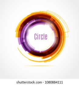 Color circle. Vector illustration