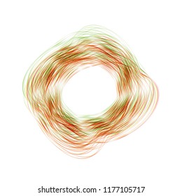 color circle. vector wave. Abstract image
