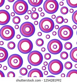 Color circles. the chaotic pattern of the circle. Seamless pattern. abstract bubbles