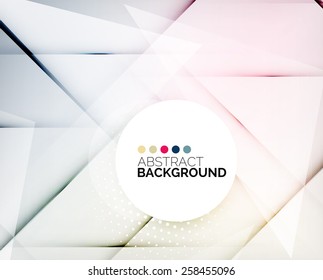 Composición de círculos de color, anillos con sombras. Antecedentes abstractos