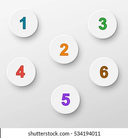 Color circles with numbers

