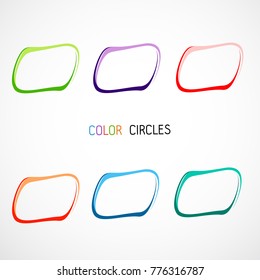 Color Circles, Oval Set