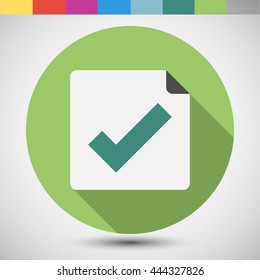 Color circles. Rating and validation. Checked