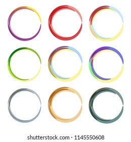 Color circles set