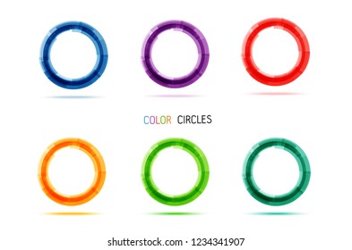 Color circles set