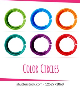 Color circles set