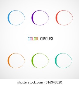 Color circles set