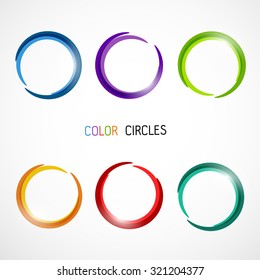 Color circles set