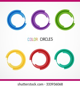 Color circles set