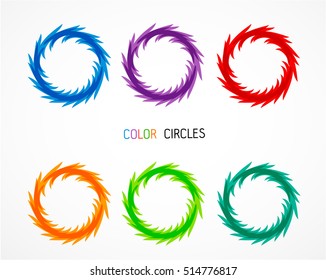 Color circles set