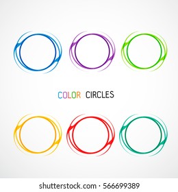 Color circles set