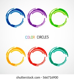 Color circles set