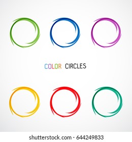 Color circles set