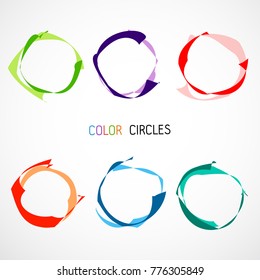 Color circles set
