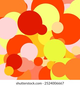 Color circles. Vector abstract background.
