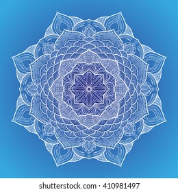 Color circular pattern. Round kaleidoscope 