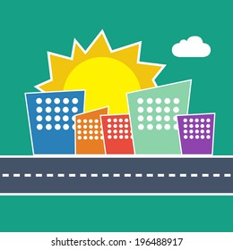 color city vector art