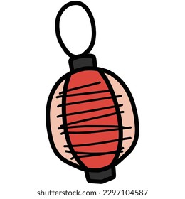 Color Clip art of lantern