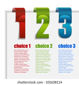 Color clips with number