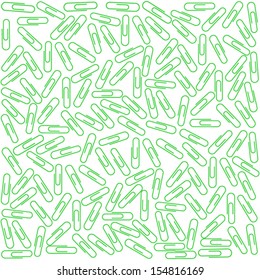 Color Clips on White Background, Vector illustration