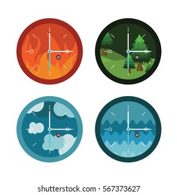 Color clocks