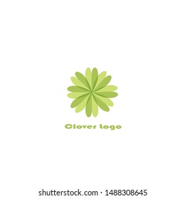 Color Clover Leaf Logo Template Design Vector