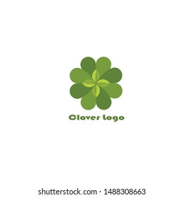Color Clover Leaf Logo Template Design Vector