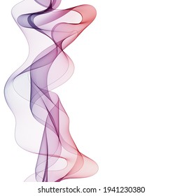 color colorful wave. vector abstract illustration