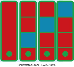 color Combination Color Scheme icon vector