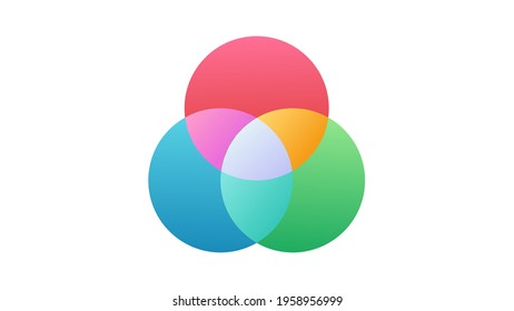 color combination theory single isolated icon with smooth style