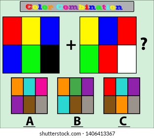 Color combination Worksheet with exercises for children with multiplication by ten.Educational coloring page for preschool kids.