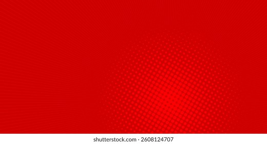COLOR comic background with sun burst and dot halftone  
