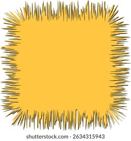 Color Comic yellow burst. Pop art retro vector Illustrator.