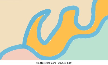 Color composition art. Background design of fractal paint and rich texture on the subject of imagination, creativity and art