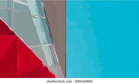 Color composition art. Background design of fractal paint and rich texture on the subject of imagination, creativity and art