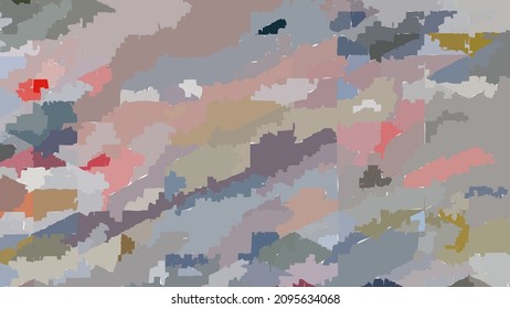 Color composition art. Background design of fractal paint and rich texture on the subject of imagination, creativity and art