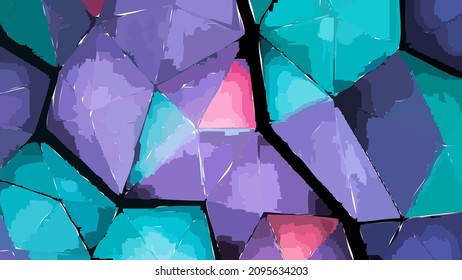 Color composition art. Background design of fractal paint and rich texture on the subject of imagination, creativity and art