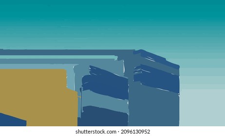 Color composition art. Background design of fractal paint and rich texture on the subject of imagination, creativity and art