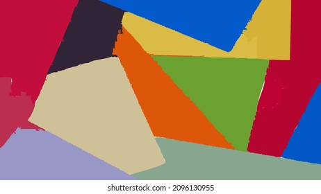 Color composition art. Background design of fractal paint and rich texture on the subject of imagination, creativity and art