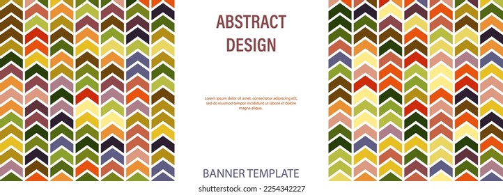 Color composition of geometric shapes. Template for creative ideas for the design of title pages, covers, books, brochures, leaflets, posters, booklets. Layout of the interior and decoration ideas