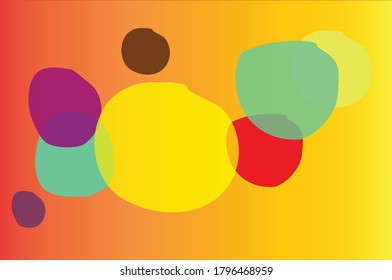 
Composición de color, diseño abstracto minimalista, fondo adecuado para diversas funciones