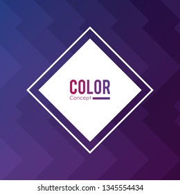 Color concept background frame