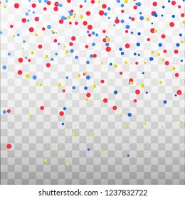Color  confetti. Christmas festive background  Vector illustration EPS10