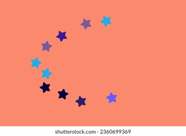 Fondo amarillo azul del vector de la constelación de color. Invitación De Lujo Oscuro Glitter. Ilustración de arte estrellado. Postal con efecto de salpicadura.