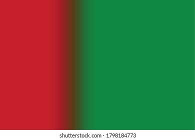 Color Contrast Between Red Green Vector Stock Vector Royalty Free 1798184773