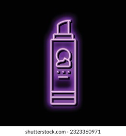 color correcting moisturizer cream neon light sign vector. color correcting moisturizer cream illustration