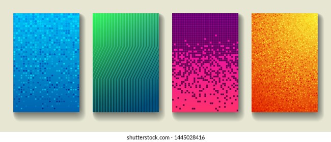 color cover with trendy gradients and various shapes. Sale banner template design, advertising or background cover.